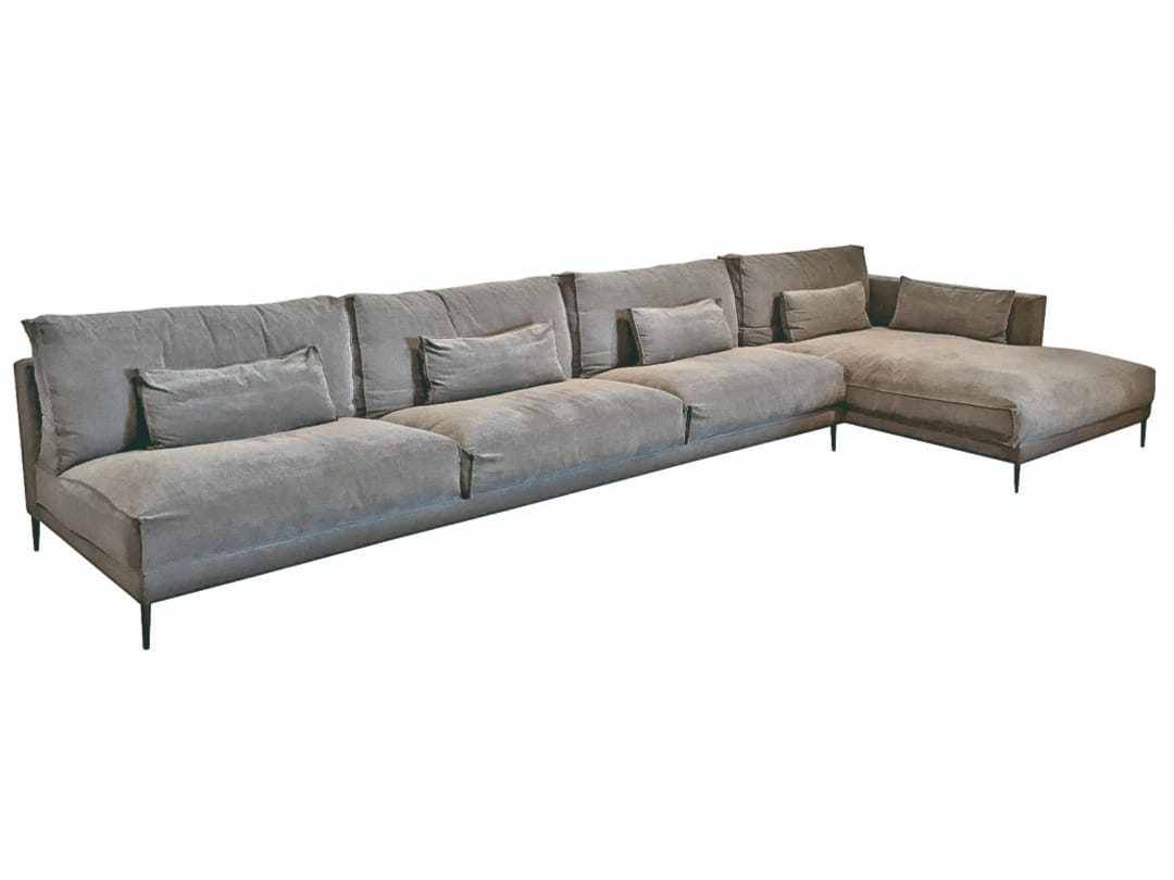 Тканевый диван с полуостровом Ph Collection KALY ARCH-00096324