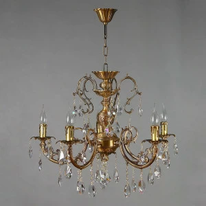 Подвесная люстра Ambiente Alicante 8888/5 AB Tear drop AMBIENTE ДИЗАЙНЕРСКИЕ, ALICANTE 181506 Бронза