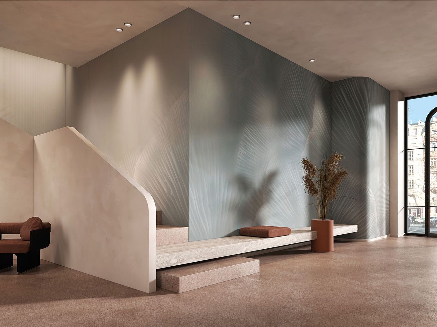 Нетканые обои Tecnografica Natural Shapes ARCH-00044355