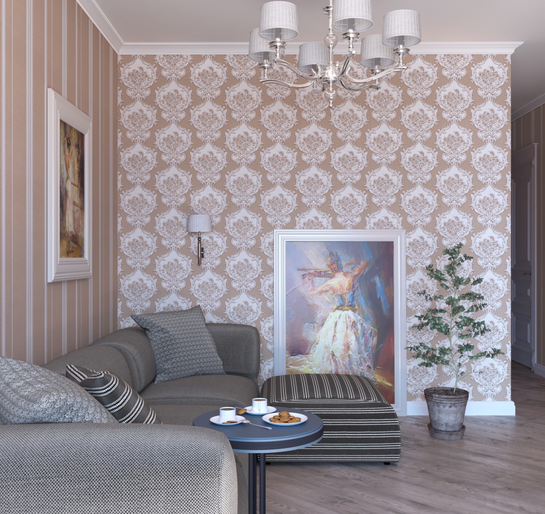 Рулон обоев основа Флизелиновая HC31076-27 Home Color Мин. заказ 6 рулонов HC3107627 - Вид №6