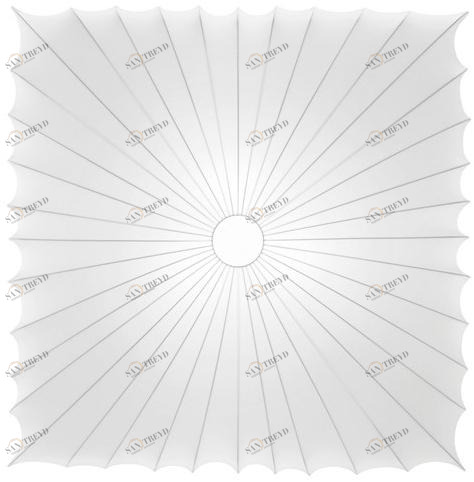 AXOLIGHT Потолочный светильник из ткани Muse sun-id-1441732