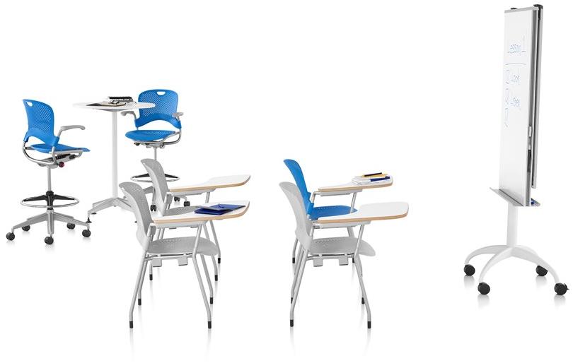 Herman Miller Поворотный офисный стул из нейлона с 5 спицами и подлокотниками Caper sun-id-1506832 - Вид №7