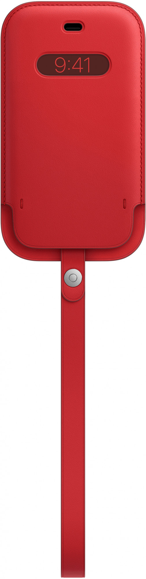 MHMR3ZE/A Iphone 12 mini leather sleeve with magsafe - (product)red Apple Santreyd 