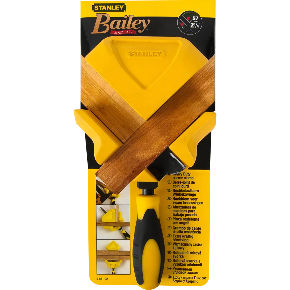 Струбцина угловая Bailey Heavy Duty для больших нагрузок, 57 мм 15222865 STLM-2028611 Stanley  - Вид №2
