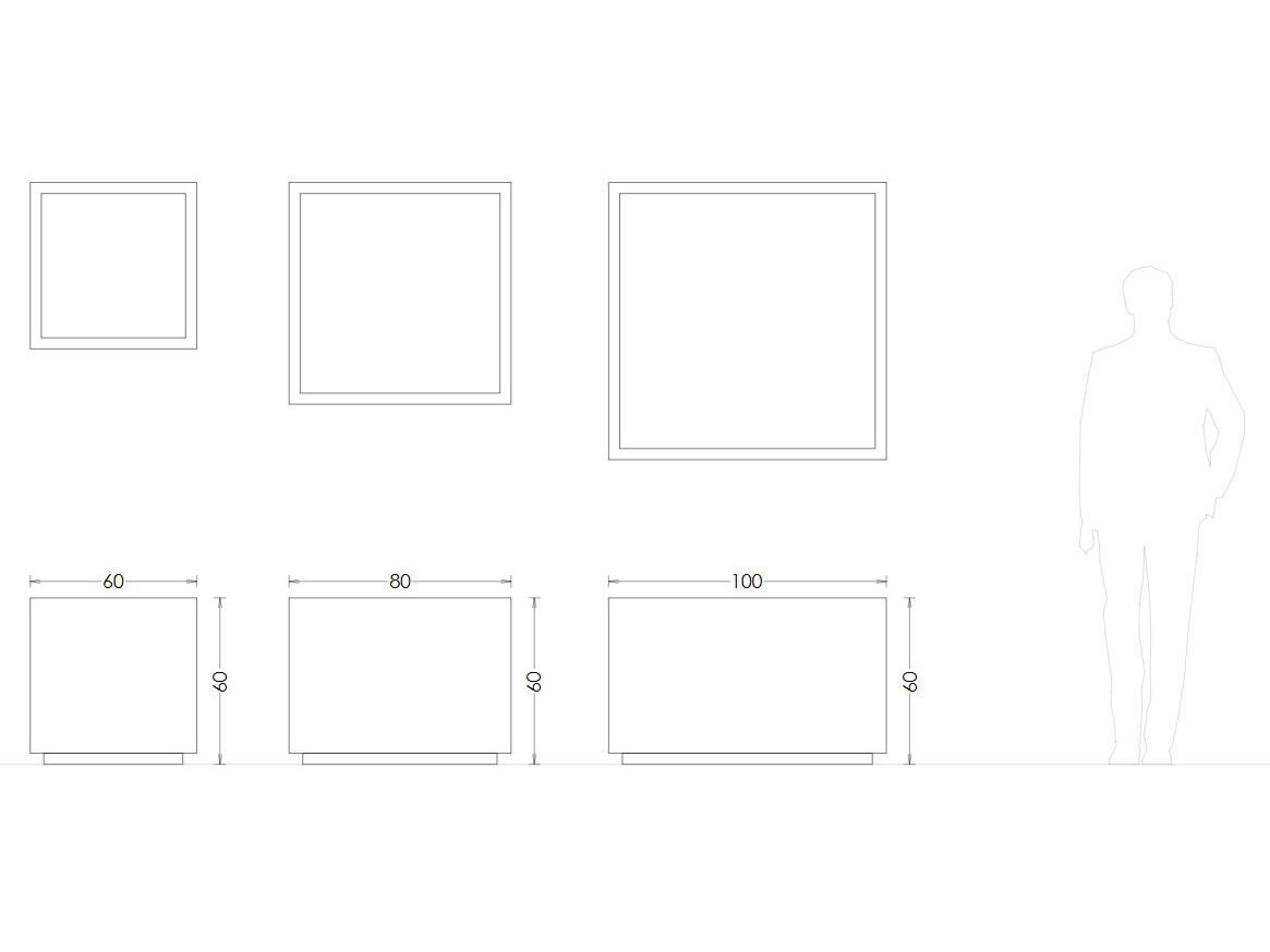 Окрашенная стальная плантатор DIMCAR RUSTY ARCH-00068598 - Вид №2
