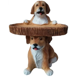 Набор садовых фигур Собачки-поилка 4 шт, 25×19×17 см 89419826