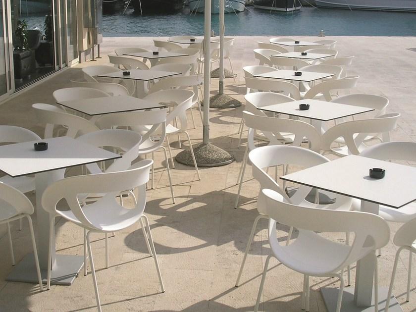 GABER Штабелируемый стул из технополимера с подлокотниками Moema sun-id-1398926 - Вид №12