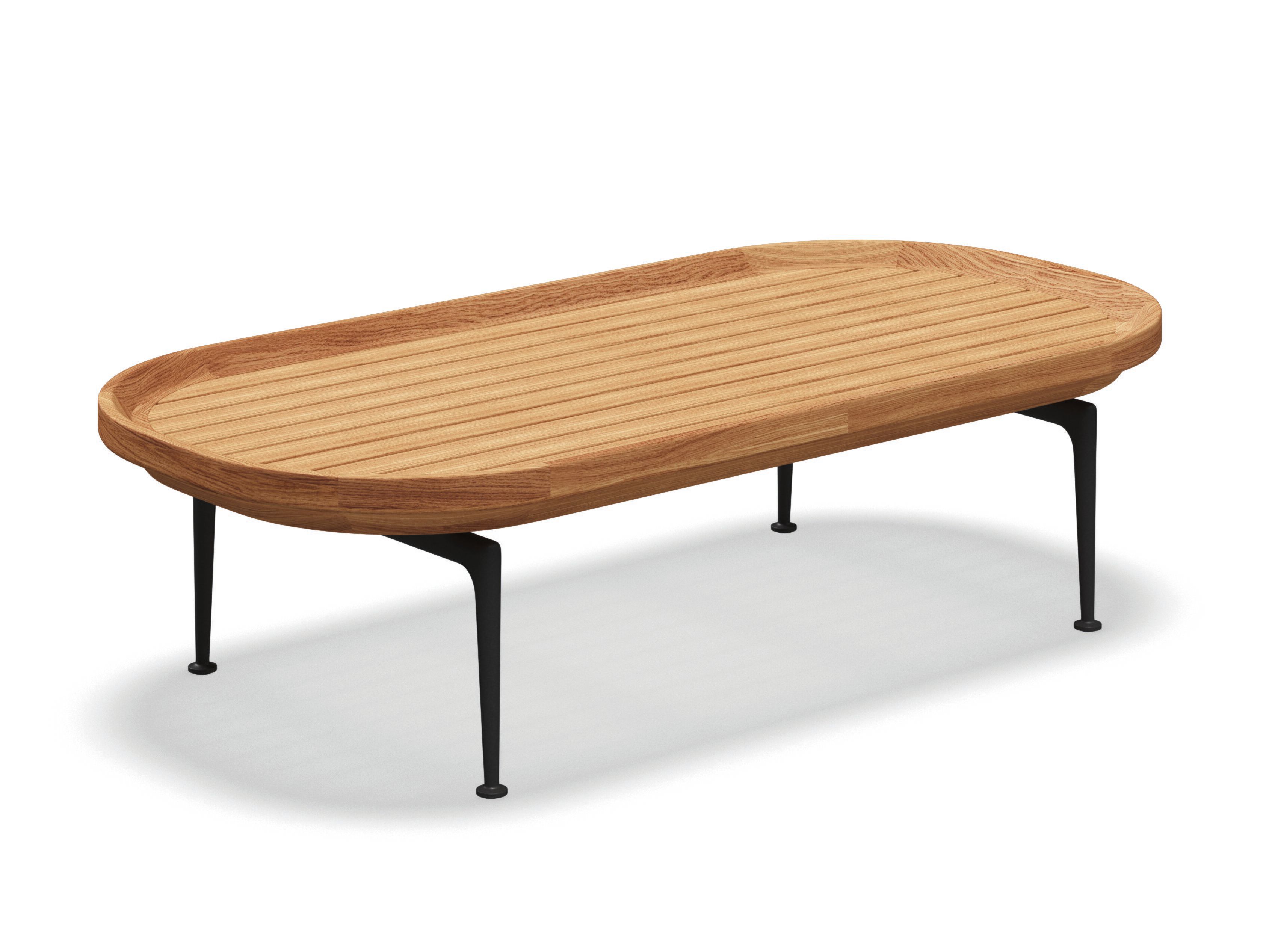 ТИК овальный низкий садовый столик Gloster ARCH-00026999