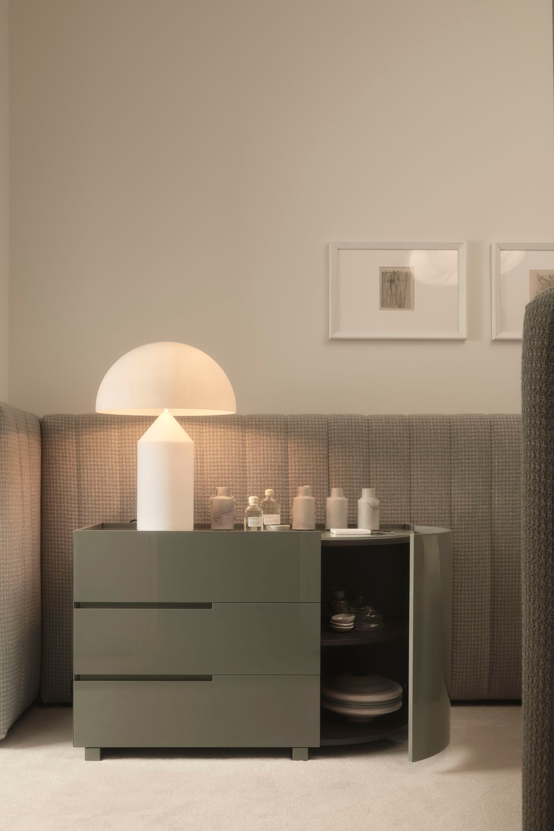 Модульный деревянный комод со встроенными ручками Meridiani WALLIS ARCH-00017052