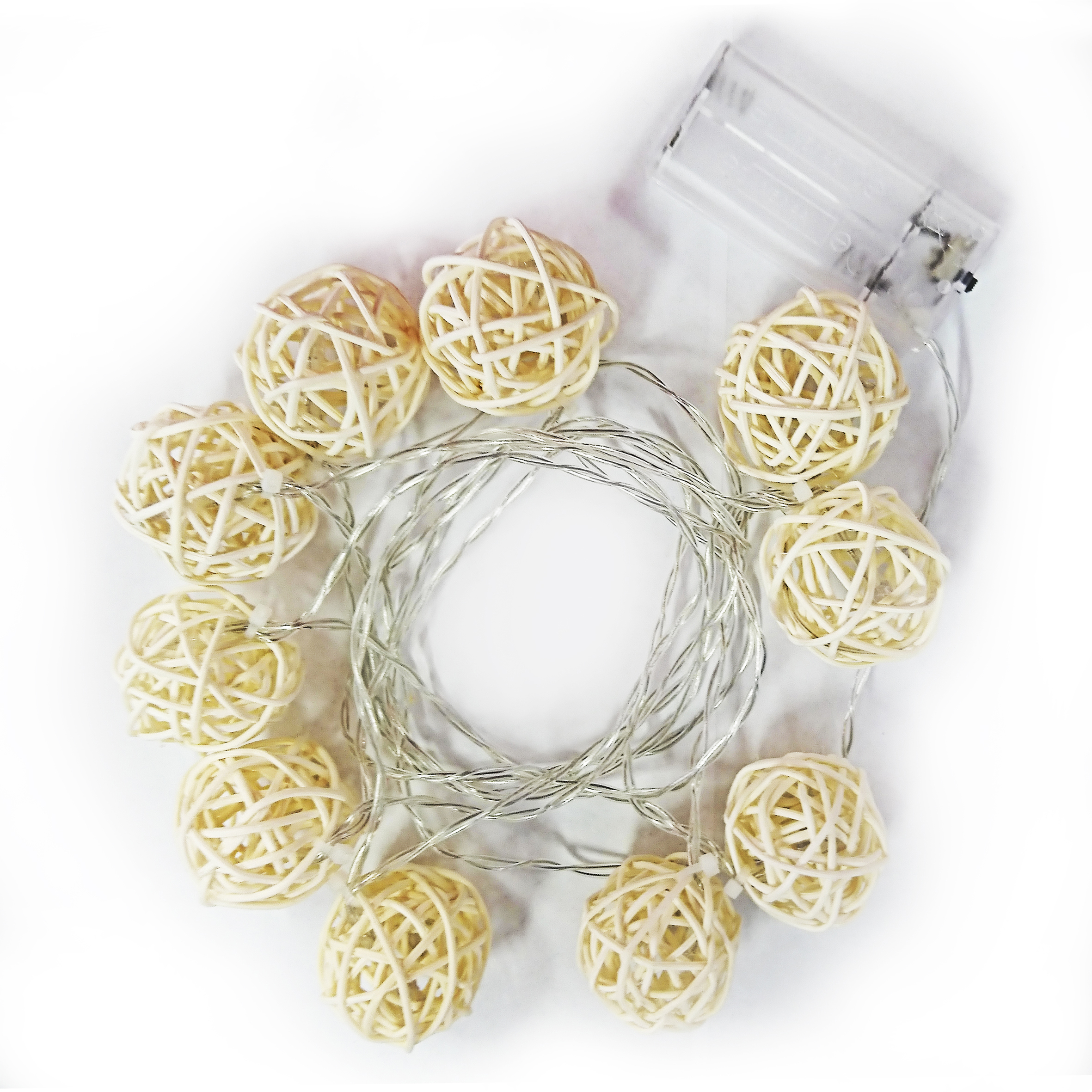 82839206 Электрогирлянда комнатная Нить 3м 10 ламп разноцветный 1 режим работы STLM-0036894 Santreyd  - Вид №1