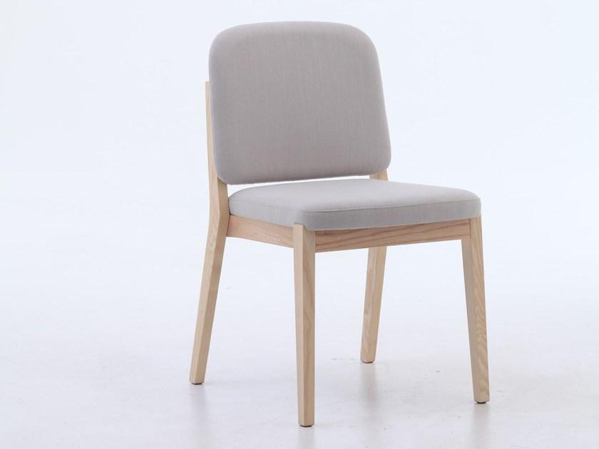 Very Wood Штабелируемый стул из ткани Chelsea sun-id-1386017 - Вид №3