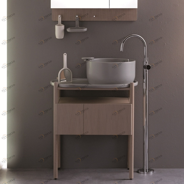 Тумба под раковину Olympia Ceramica Ukiyo-E дуб MOUKCA