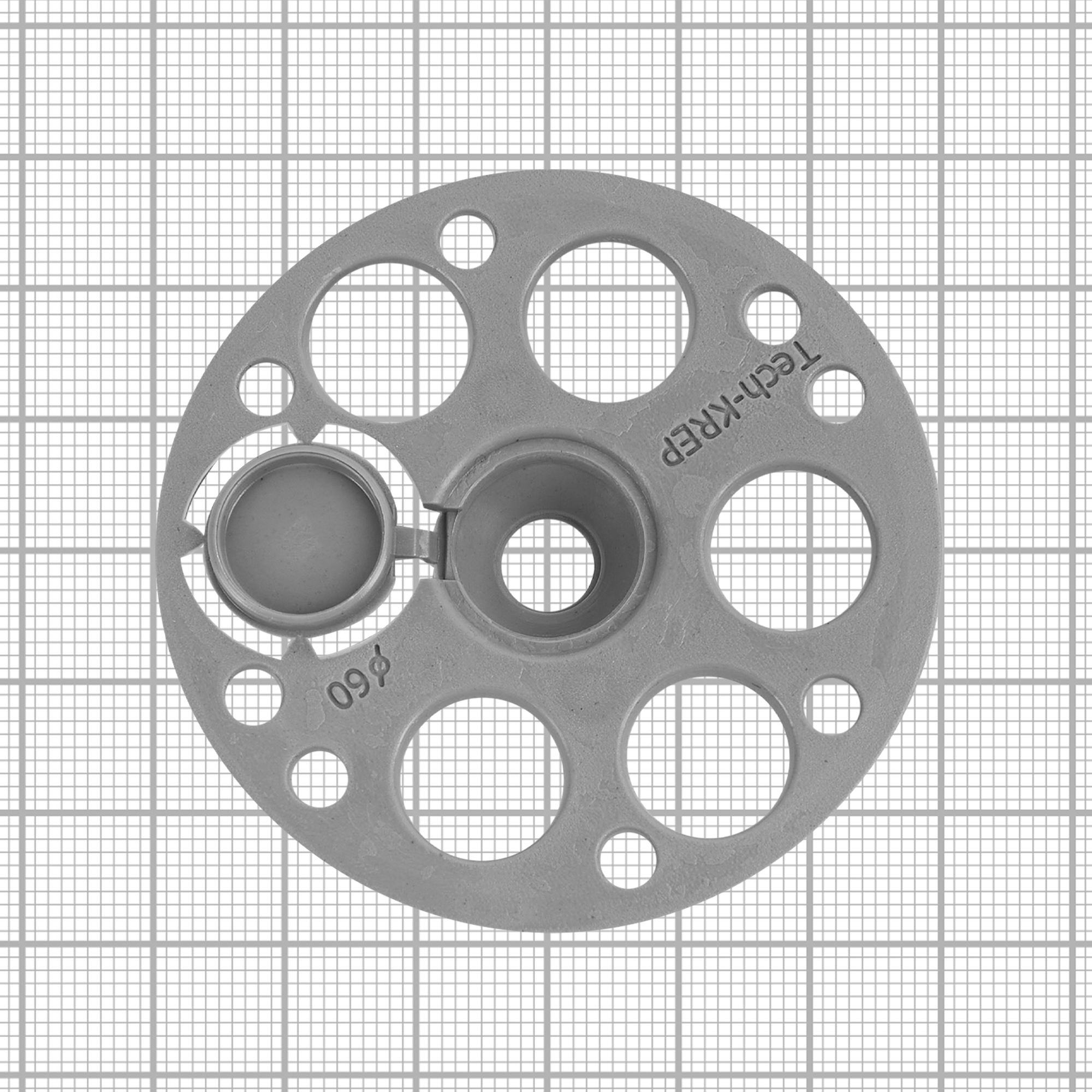 Прижимная шайба TECH-KREP 60 мм для надежного монтажа (50 шт) 85343014 STLM-0062019 - Вид №1