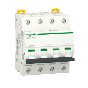 A9F74470 Автоматический выключатель Acti9 4P 0.5А (C) 6кА Schneider Electric Acti 9