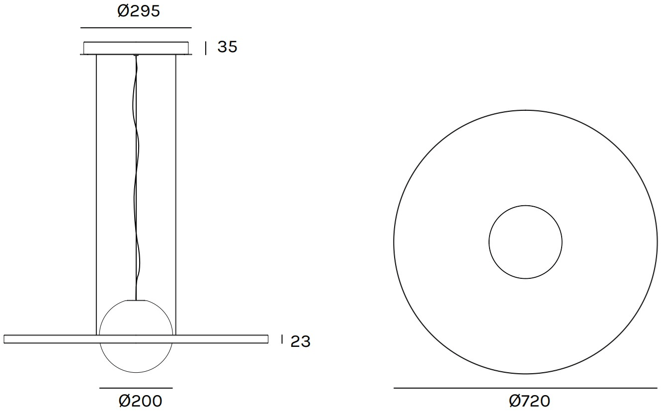 Olev Светодиодный подвесной светильник из перфорированного листового металла sun-id-1368681 - Вид №3