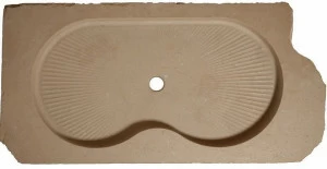 Naturalmente Puglia Прямоугольный нескользящий душевой поддон из натурального камня