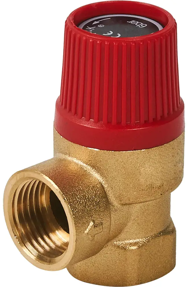 Предохранительный клапан Santreyd 1/2" 6 атм для систем отопления и водоснабжения 87503364