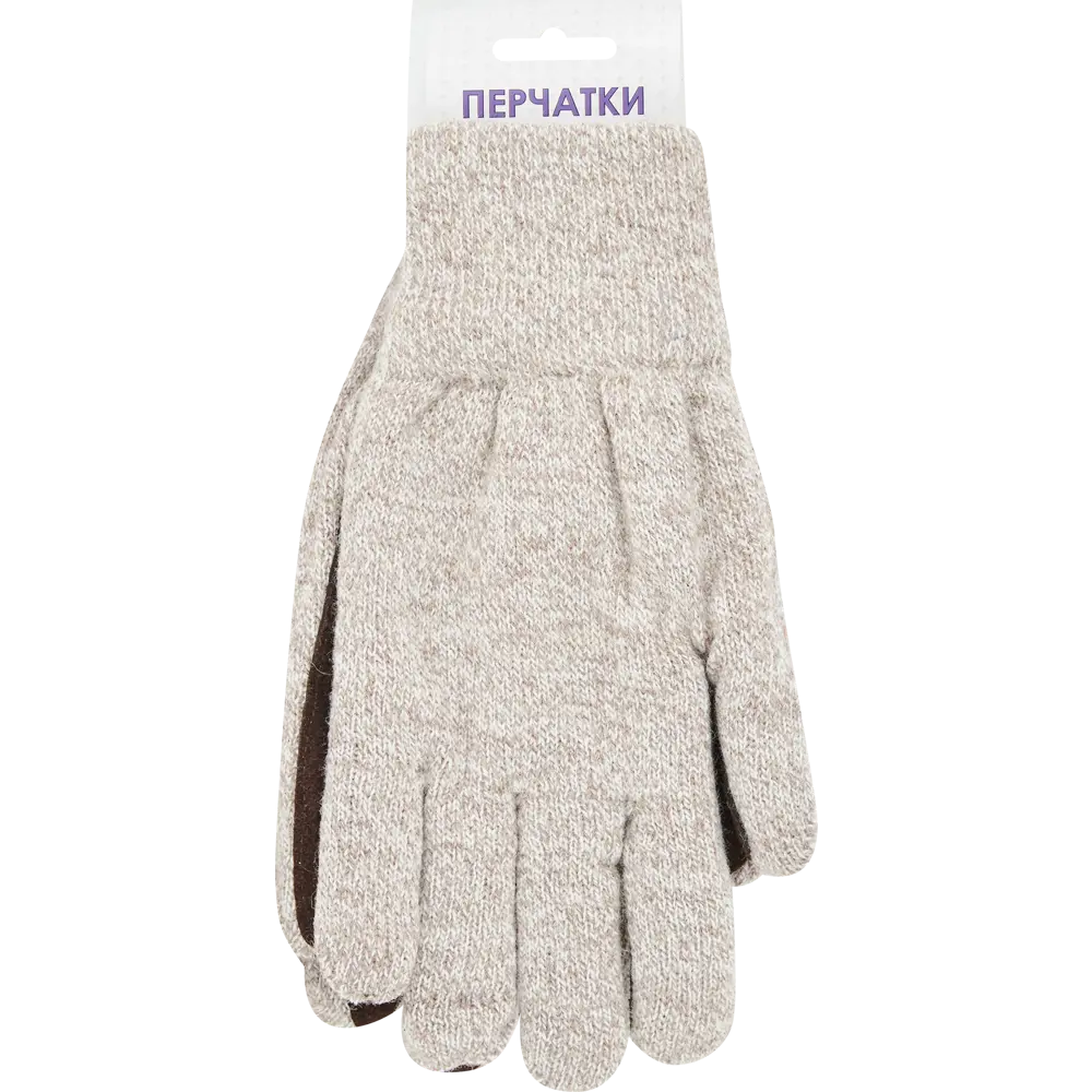 Santreyd Полушерстяные перчатки с флисовым утеплением и спилковой ладонью 86154133 STLM-0066562 - Вид №2