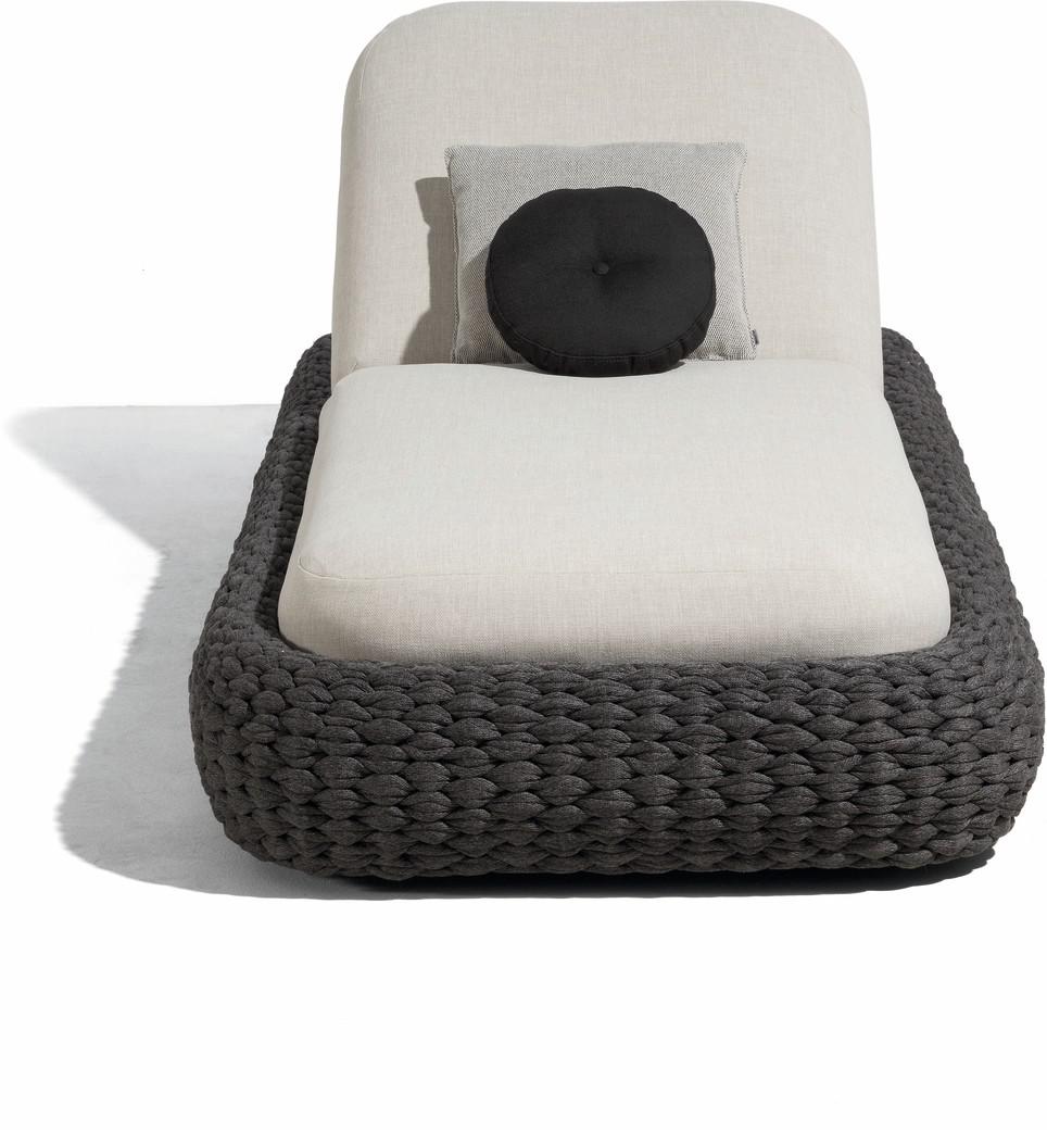 MNST553 Лежак веревка 45мм антрацит Manutti Kobo - Вид №3