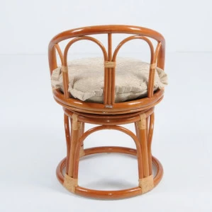 Табурет со спинкой 66х43 см коньяк Calamus Rotan VINOTTI  00-3885356 Коричневый