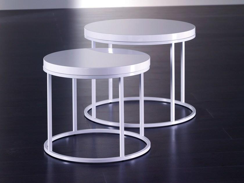 Meridiani Круглый деревянный журнальный столик sun-id-1474541 - Вид №2