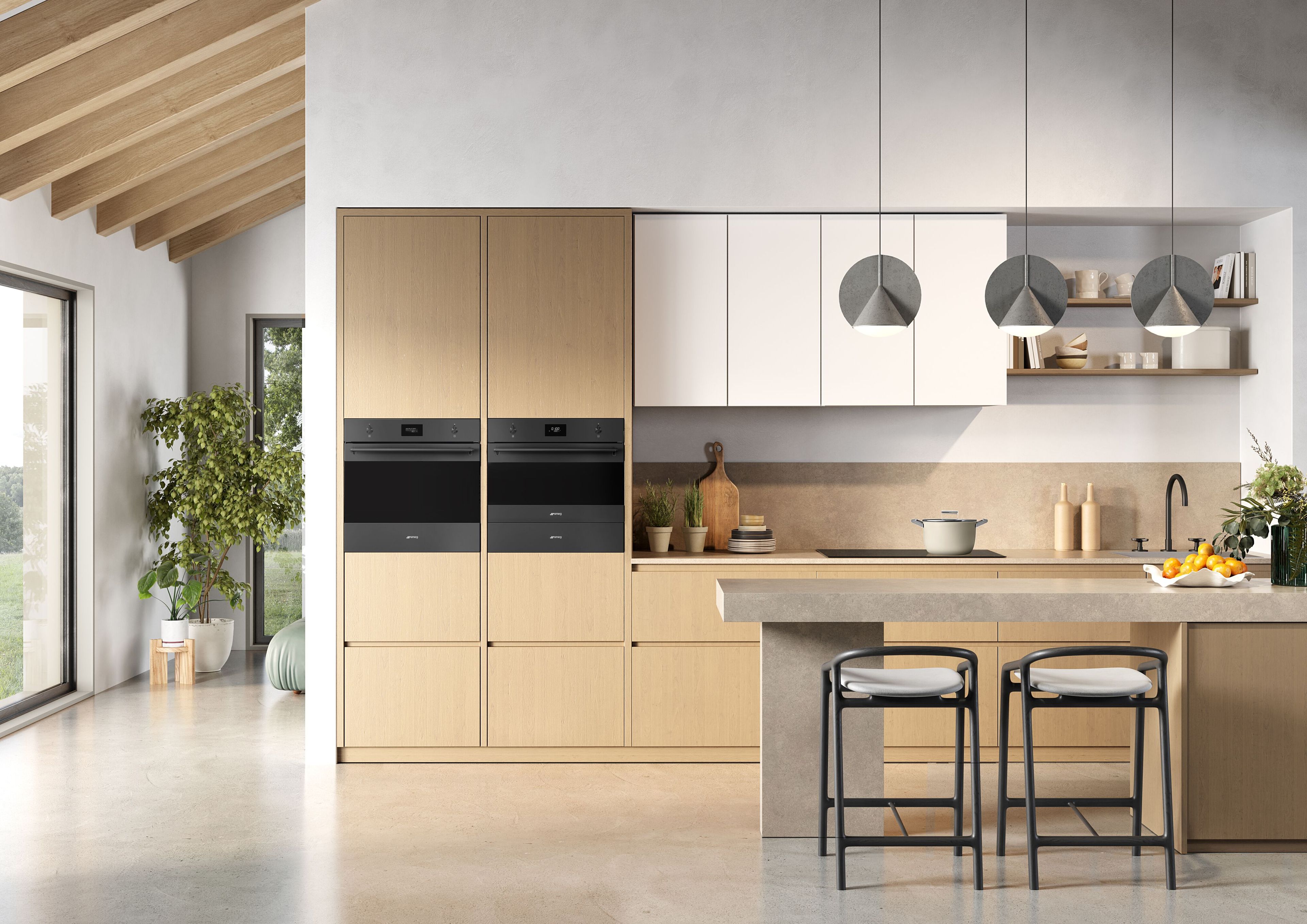 Встраиваемая электрическая тепловентиляторная печь Smeg ARCH-00011157 - Вид №2