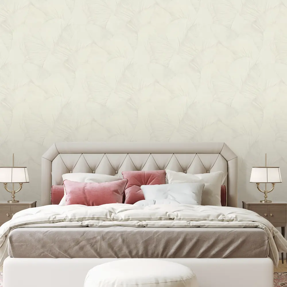 Обои флизелиновые Euro Decor Serena белые 1.06 м ED7343-00 89452706 STLM-2028511 - Вид №4