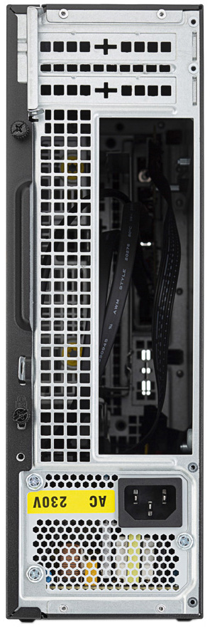 FL-RS02BLK-FX250T Сase mitx 250w tfx, 2xusb3.0, black/black trim, powercord Foxline Santreyd  - Вид №2