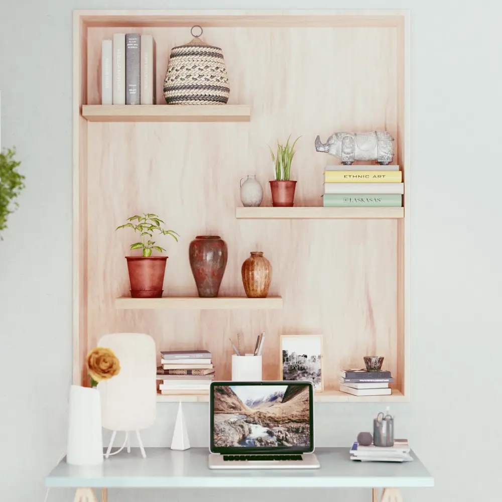 Полка настенная Spaceo Oak 60x23.5 см МДФ цвет дуб 82877532 STLM-2043845  - Вид №7