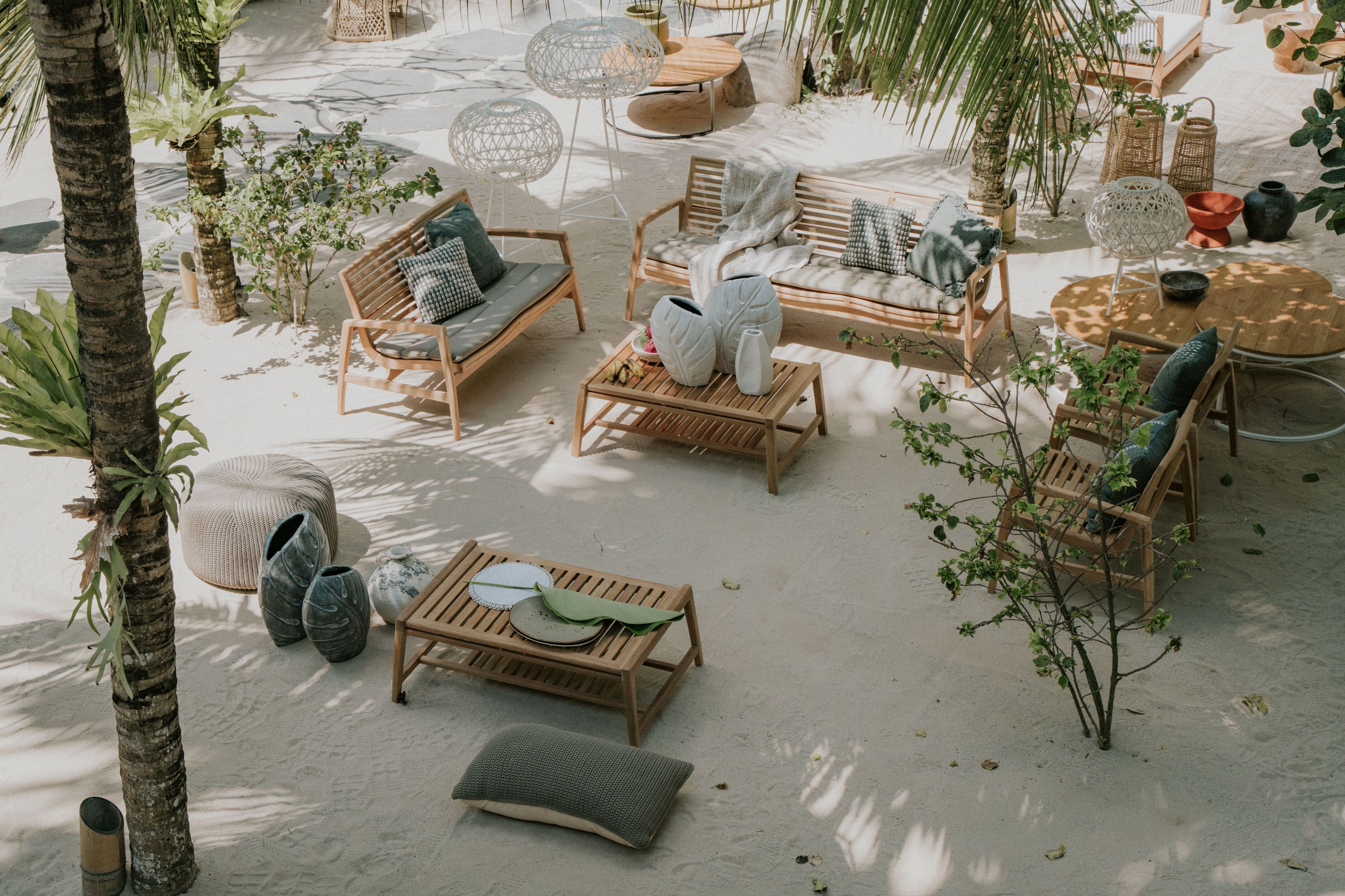 Садовая скамейка из тикового дерева со спинкой cbdesign ралли ARCH-00130565 - Вид №11