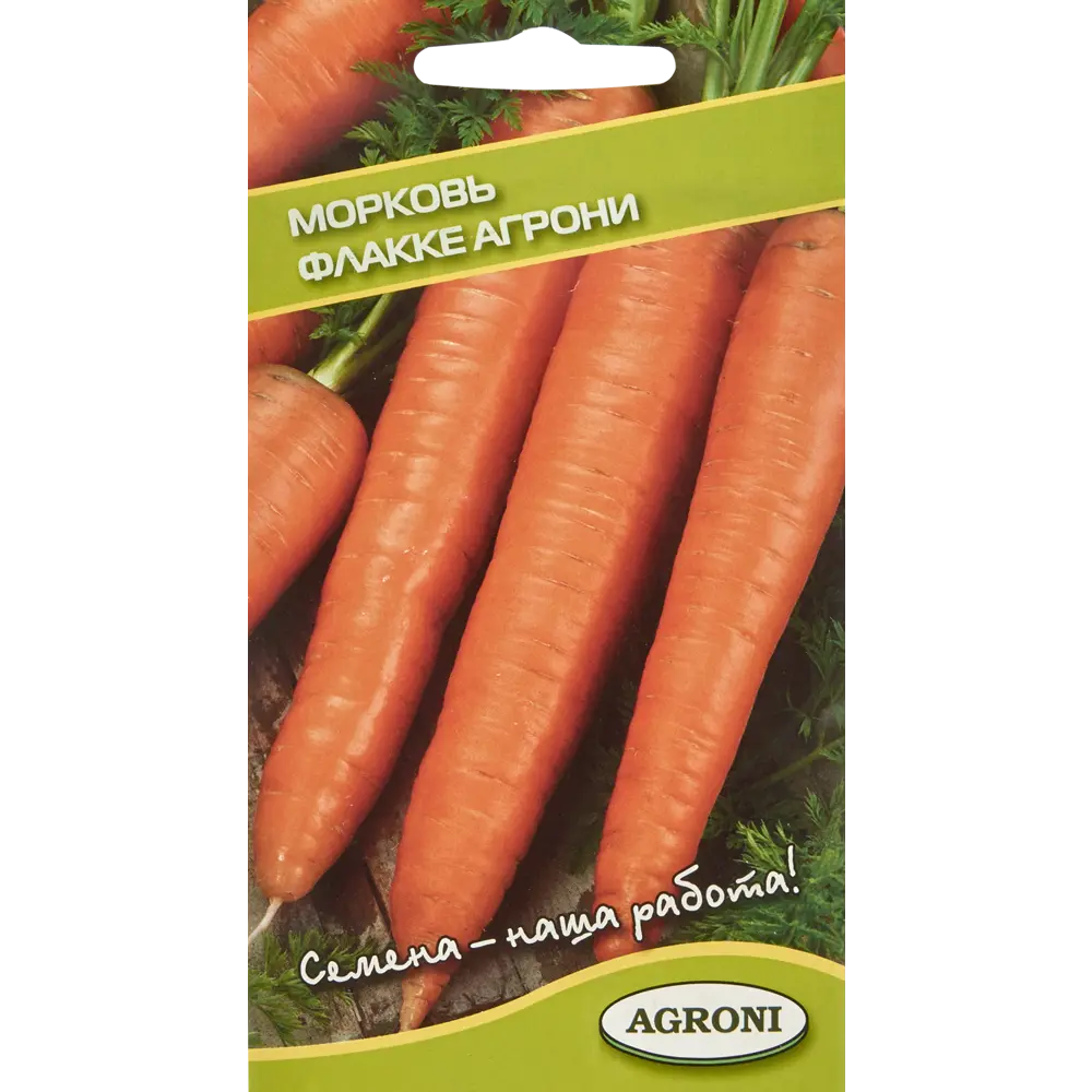 Семена Морковь «Флакке» 13842020 STLM-2122893 AGRONI 