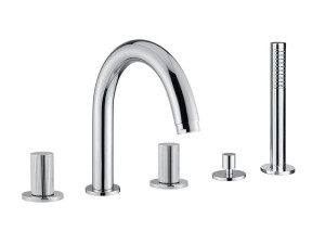 Хромированный латунный смеситель для ванны