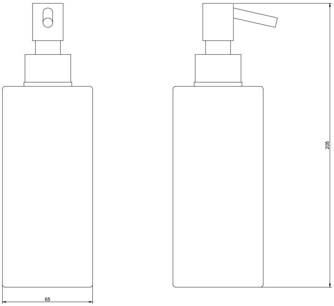Rubinetterie Frattini Отдельностоящая подставка для жидкого мыла Vita sun-id-1437456 - Вид №1