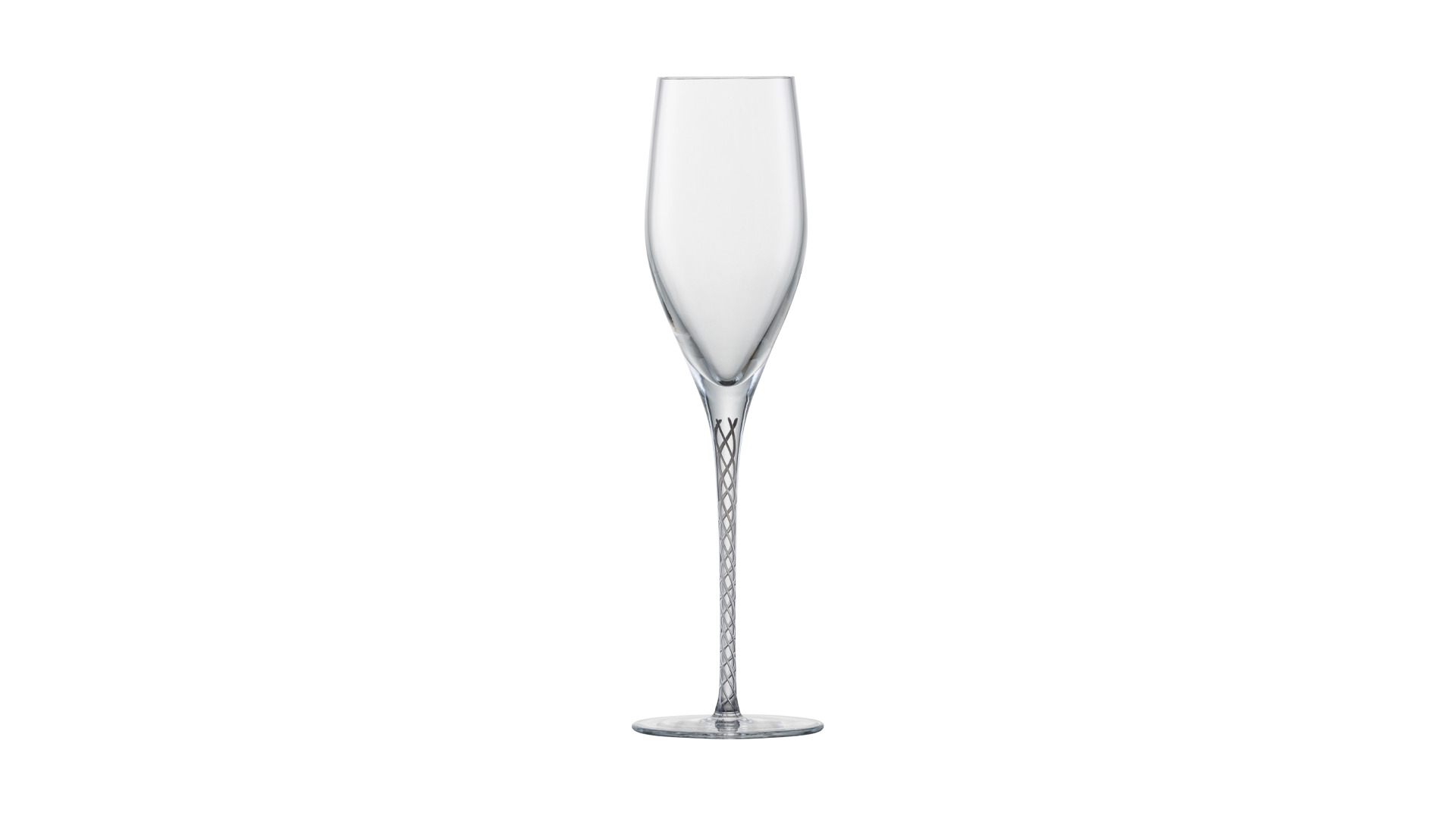10668287 Zwiesel 1872 Набор бокалов для шампанского Zwiesel Glass "Спирит" 254мл 2шт п/к (графит) Стекло  - Вид №4