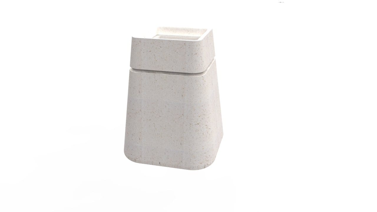 Восстановленные каменные стойки для мусора Viscio Urban Design KONE ARCH-00056495 - Вид №3