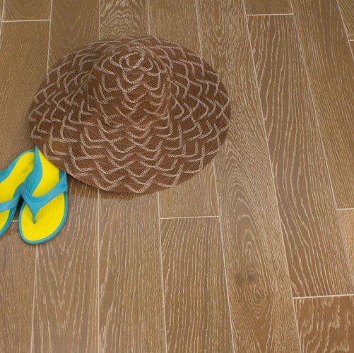 Массивная доска Magestik floor С покрытием Сэнд Дуб с брашью (Текстурированная) 400-1500х127 мм MGK Magestic floor 2600300220 - Вид №2