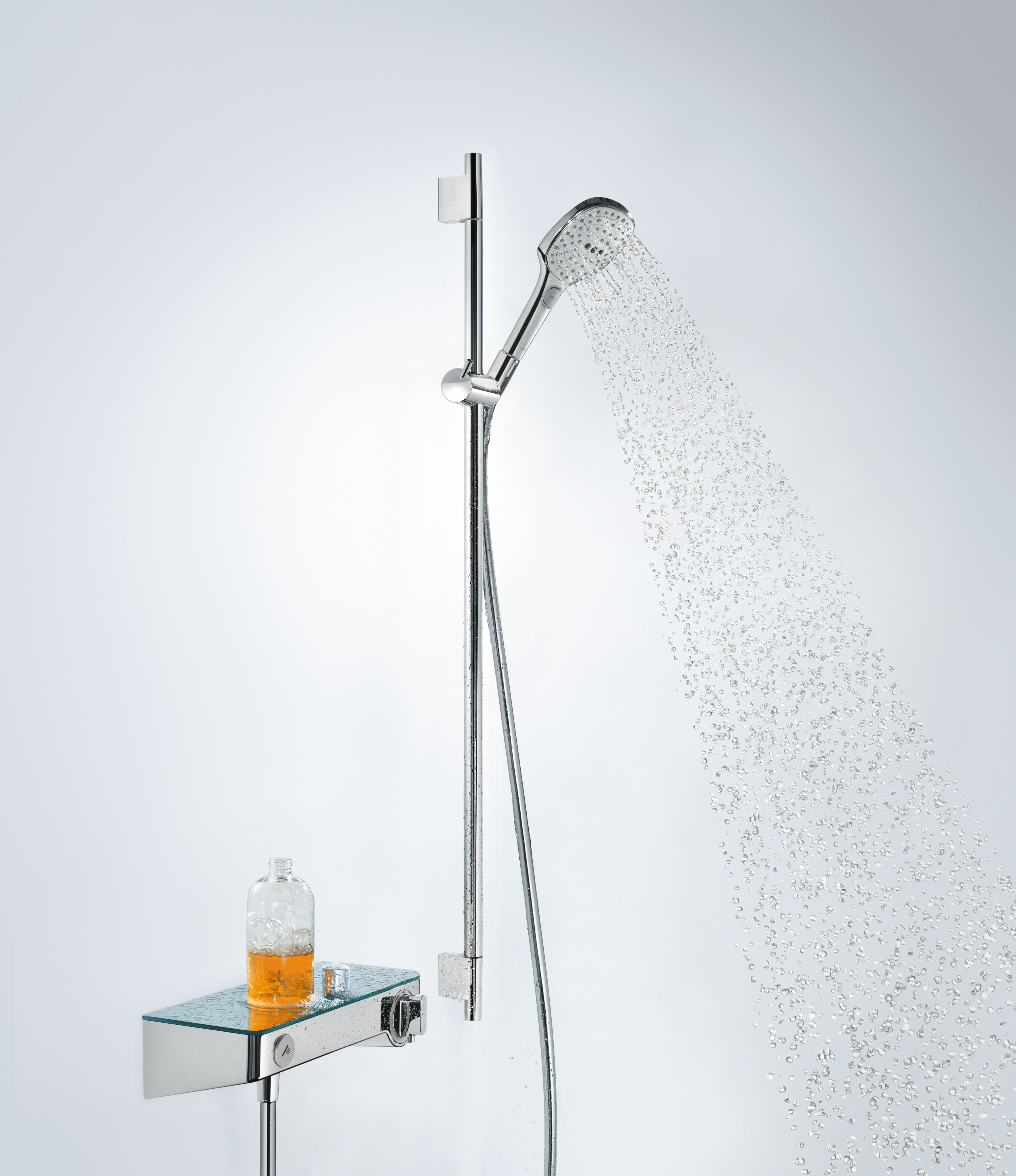 26623400 Raindance Select E Душевой набор 120 3jet EcoSmart 9 л / мин со штангой 90 см и мыльницей Hansgrohe  - Вид №2