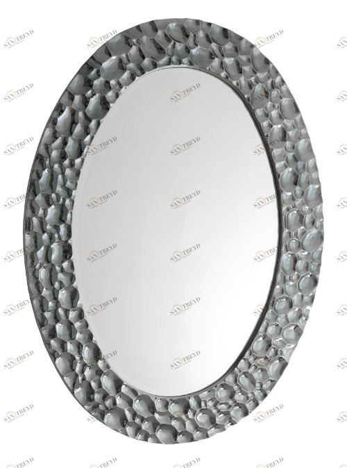 Овальное зеркало настенное хром Eira PUSHA ДИЗАЙНЕРСКИЕ 062650 Хром 