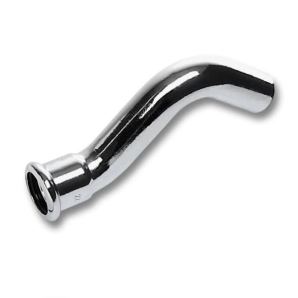 11608622 SANHA 16086 пресс-фитинг, медь, обвод ВПр-НПр, хром. 22 мм  - Вид №1