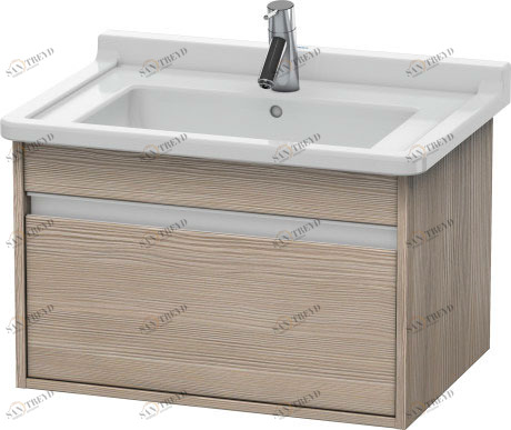 KT666403131 Тумбочка подвесная Ketho #KT6664 800 x 455 мм Сосна серебристая, декор Duravit