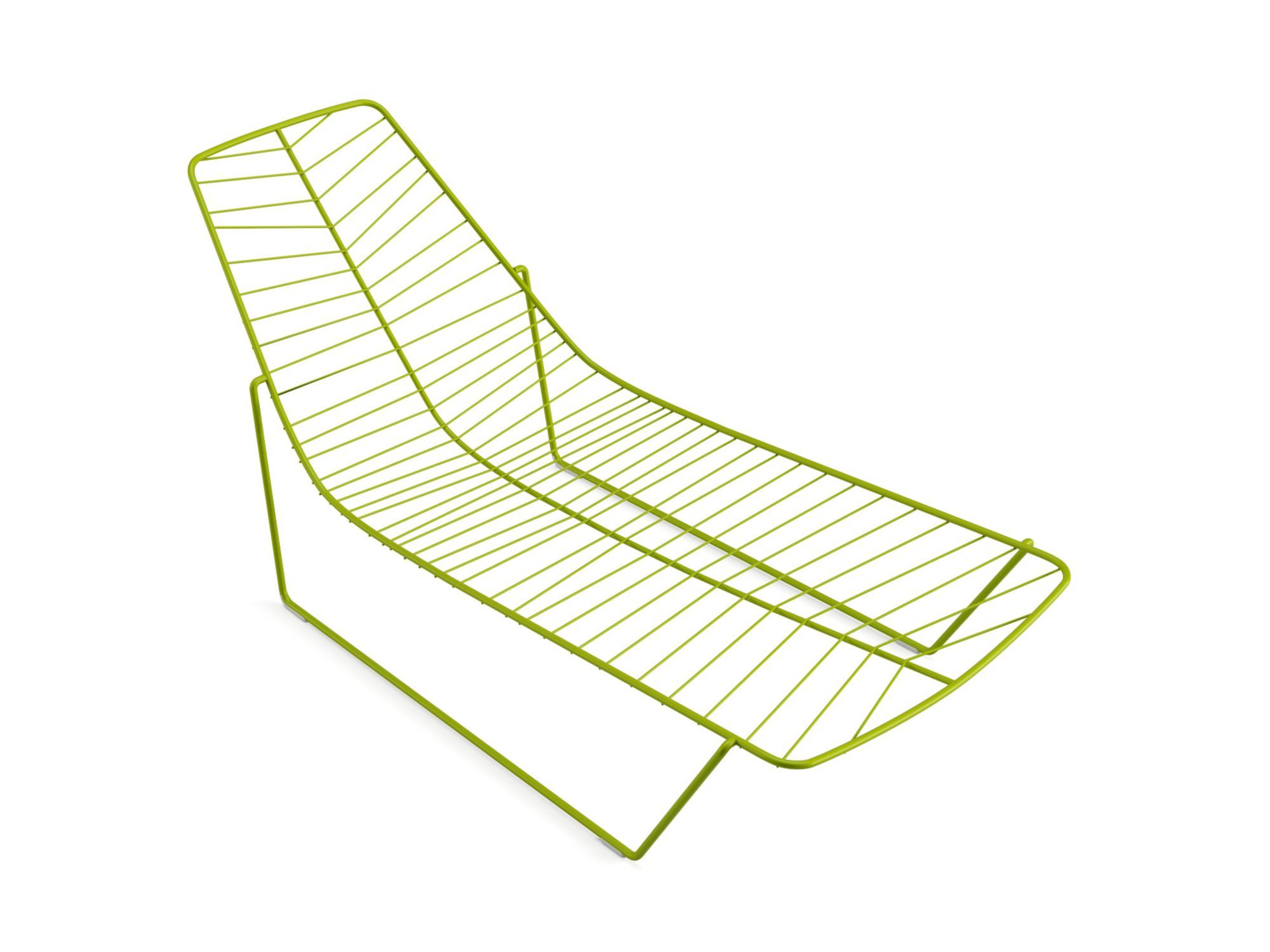 Стальной садовый шезлонг Arper ARCH-00120636 - Вид №3