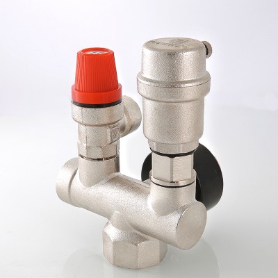 VT.460.0.0 Группа безопасности с латунным корпусом для котла Valtec 1"  - Вид №7