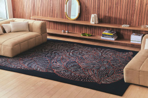 Шерстяной ковер ручной работы