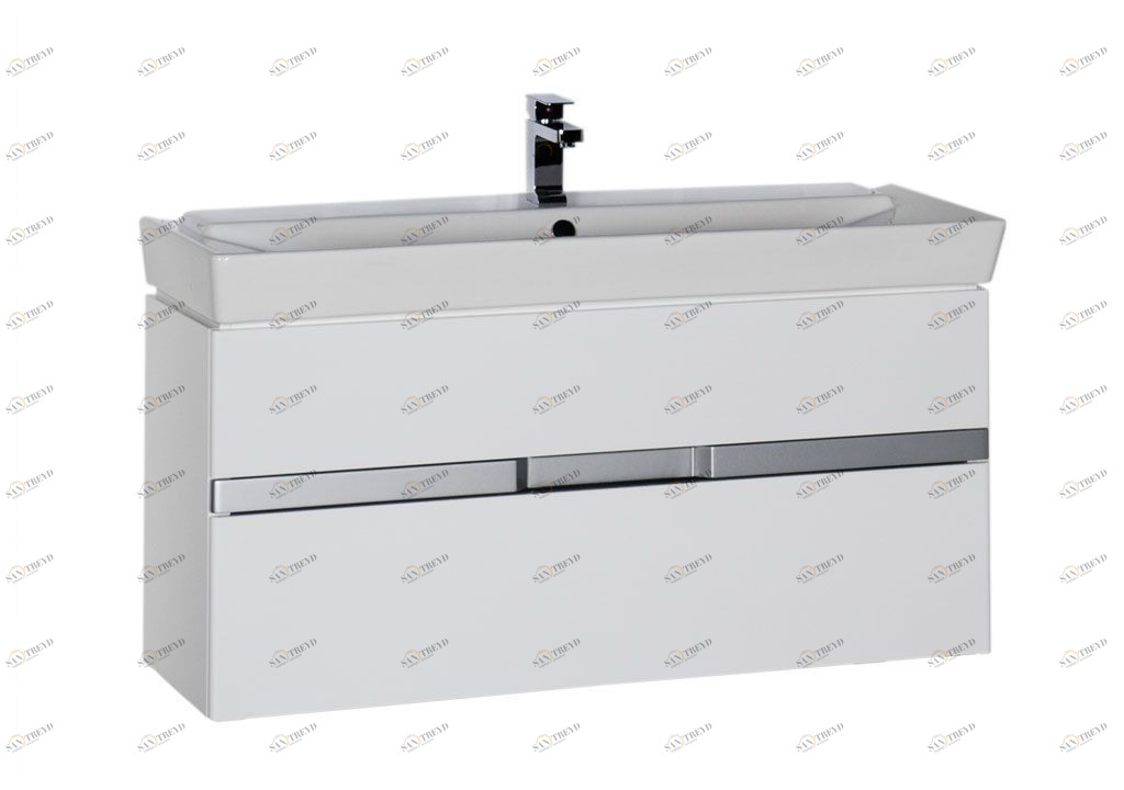 Тумба с раковиной Aquanet Виго 120 белый 0018340400168782