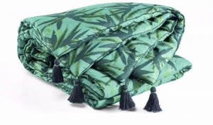 Élitis Печатное хлопковое одеяло с цветочными мотивами