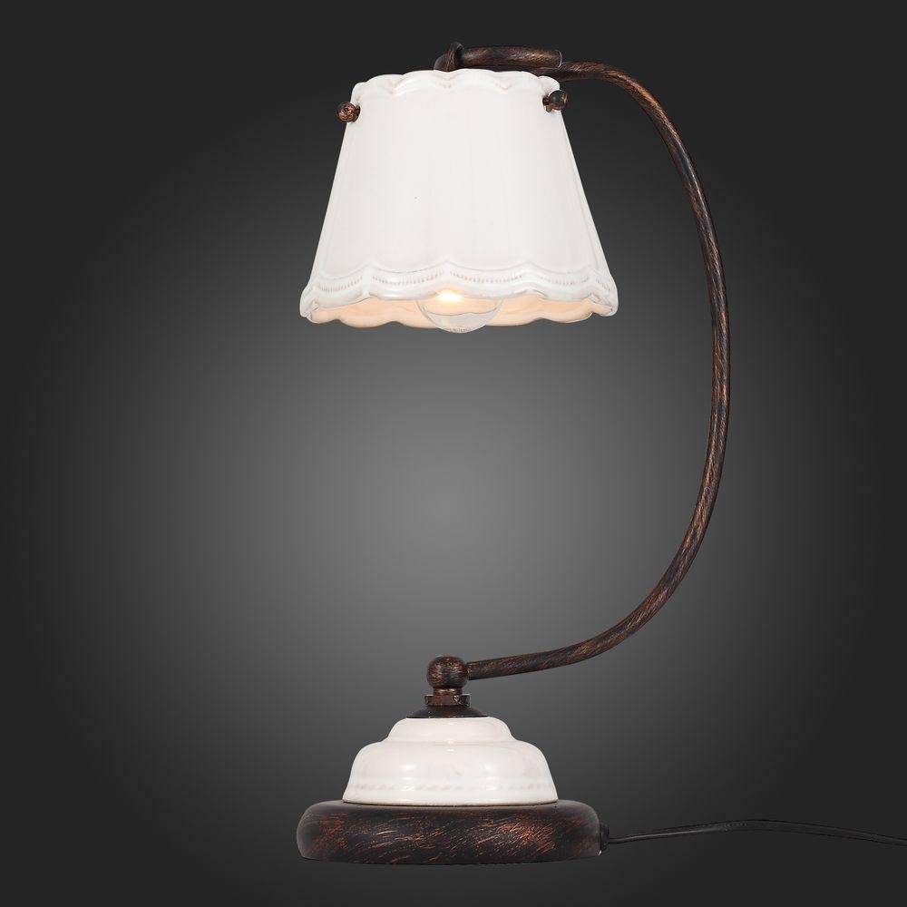 Настольная лампа ST Luce Famiglia SL259.504.01 ST LUCE КЛАССИЧЕСКИЕ 080839 Белый;коричневый  - Вид №3