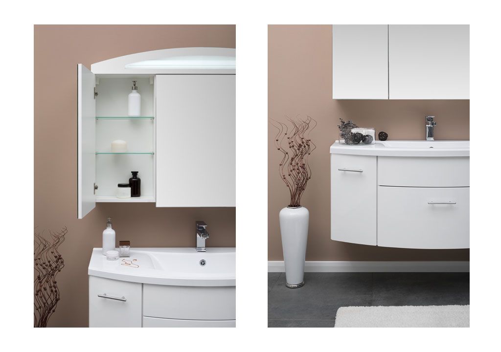 Тумба с раковиной Aquanet Тренто 120 белый 0015650000152905 - Вид №5