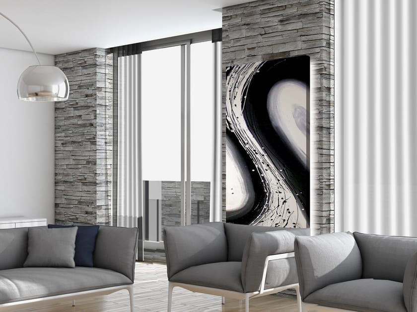 Алюминиевый полотенцесушитель Termo Design текстурная живопись ARCH-00148455