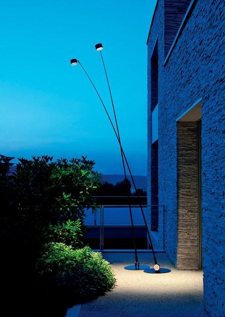 DAVIDE GROPPI Светодиодный торшер из стекловолокна и металла Sampei sun-id-1347089 - Вид №2