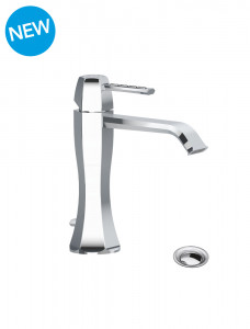 1605/P Bellosta Rubinetterie СМЕСИТЕЛЬ ДЛЯ УМЫВАЛЬНИКА СРЕДНЕГО ОДНОГО ОТВЕРСТИЯ С УДЛИНИТЕЛЕМ SWAROVSKI